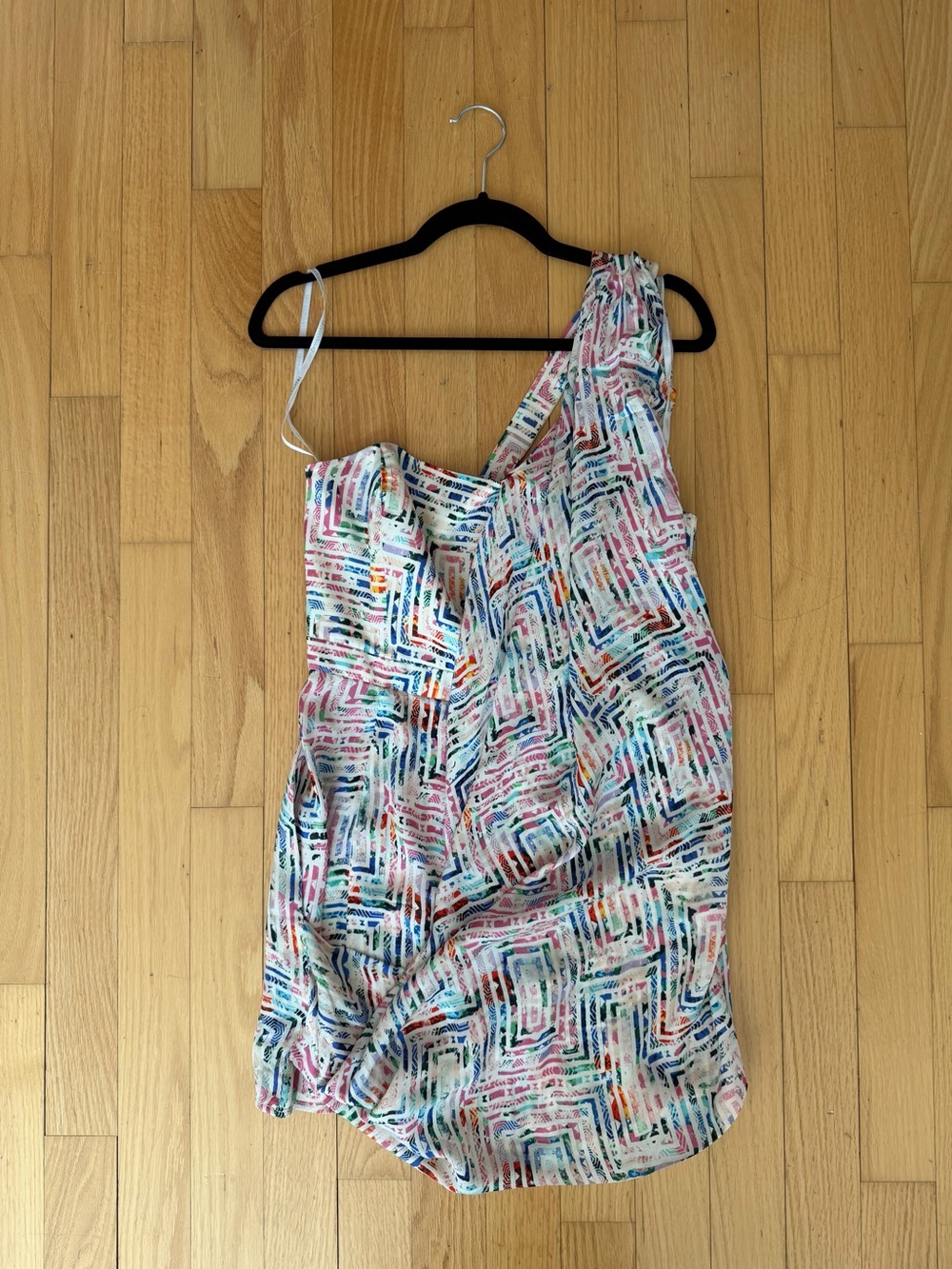 Zimmermann Multicolor One-Shoulder Printed Camisole